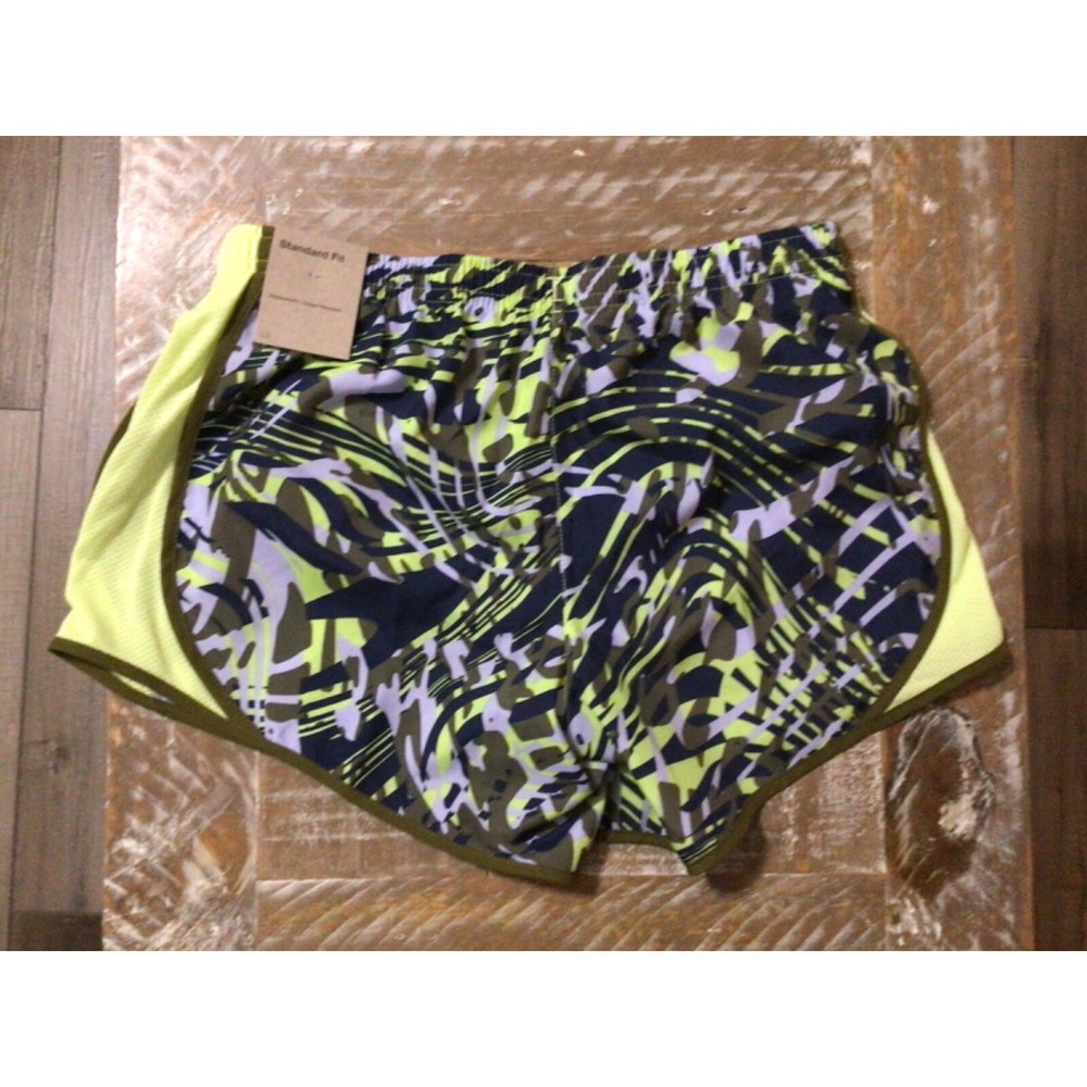 New Nike Dri-FIT Tempo Big Kids' (Girls') Running Shorts Large Green DX4983 - Picture 2 of 2